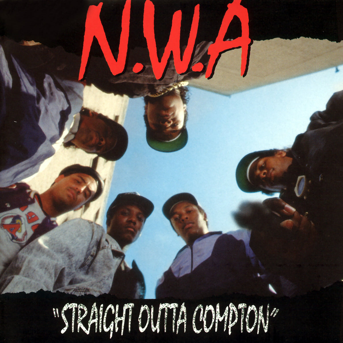 Crosley Record Storage Crate & N.W.A. Straight Outta Compton - - Vinyl Album