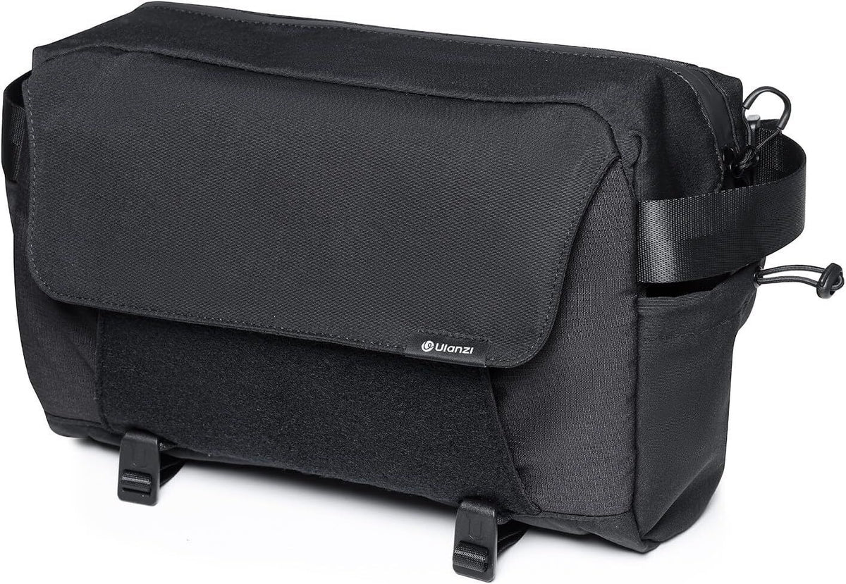 ULANZI BP11 8L Camera Sling Bag with Tripod Holder for Men Women, Lightweight Splash-proof DSLR/Mirrorless Anti-Theft Crossbody Bag for Travel Hiking Photography Customizable Front Pocket Camera Bag