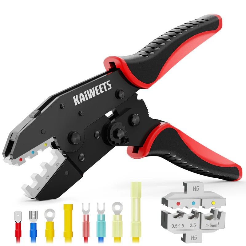 KAIWEETS KDC02 Smart Hexagonal Ferrule Crimping Tool Wire Plier Cord End