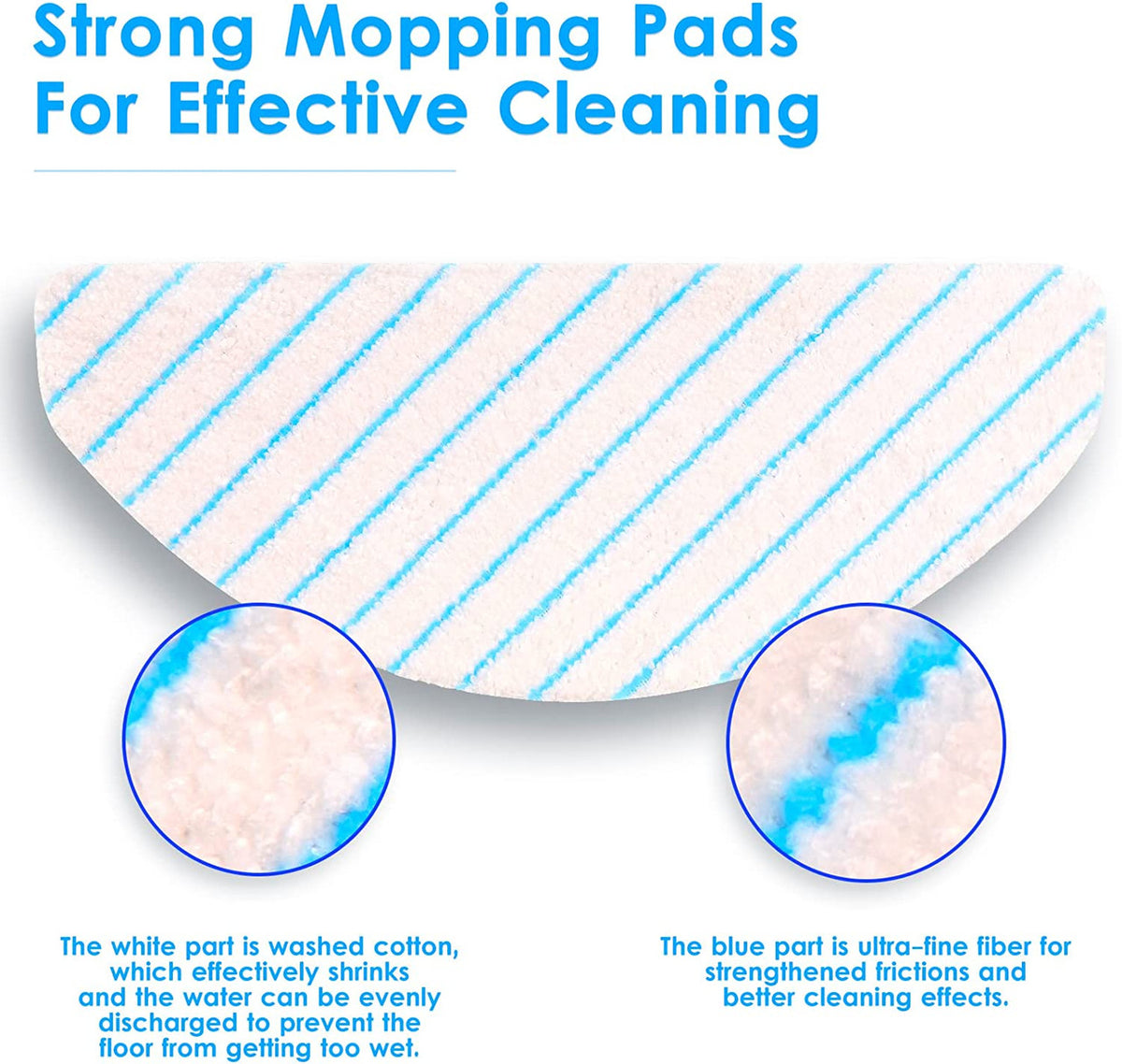10 X Mopping pads for Ecovacs Deebot T9/T9+/N8 PRO/N8