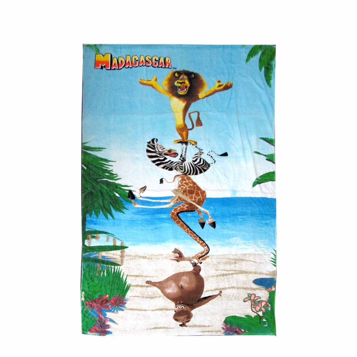 Madacascar Large Cotton Beach Towel 100 x 150 cm