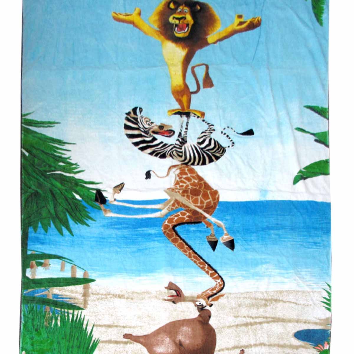 Madacascar Large Cotton Beach Towel 100 x 150 cm