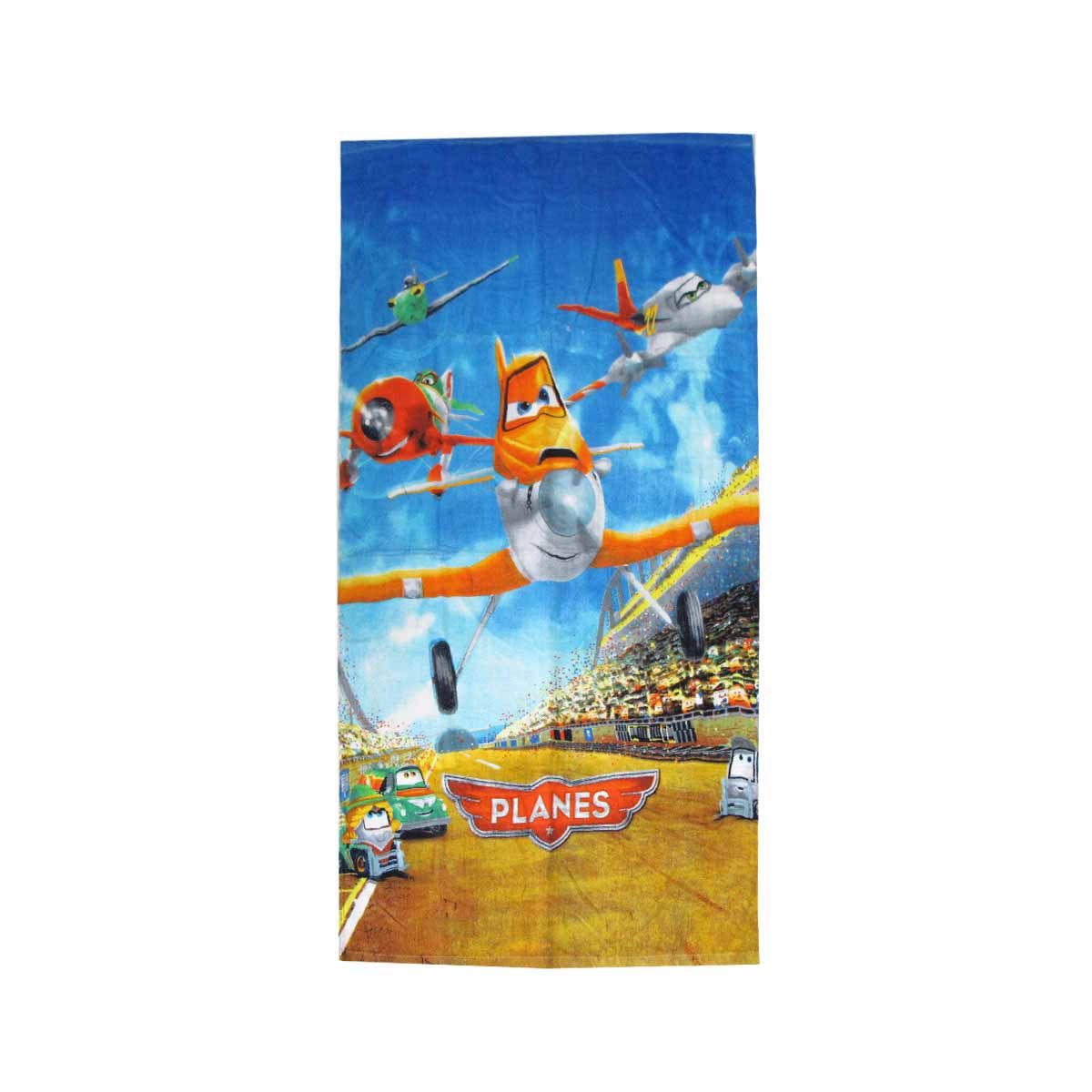 Boys Cartoon Cute Cotton Beach Towel 70 x 140 cm Lighting McQueen Planes