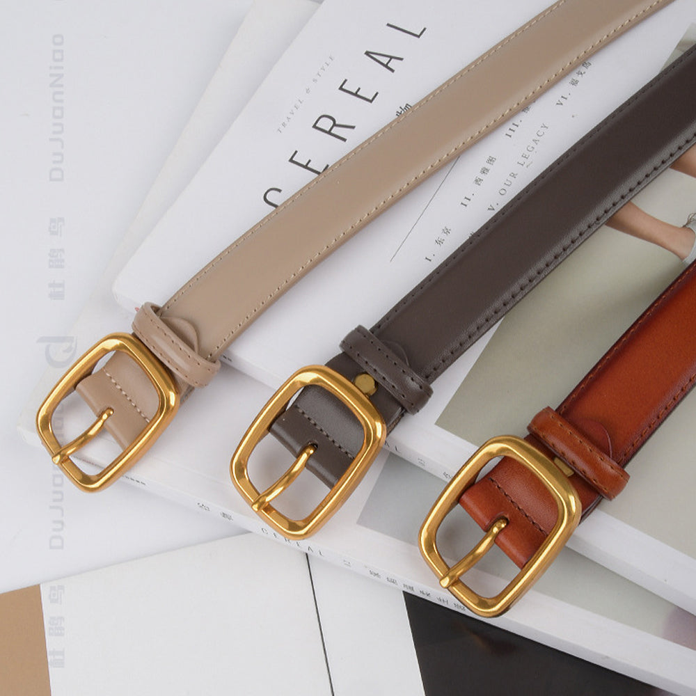 Classic Leather Belts for Women, Joyreap Genuine Leather Womens… - V462-FB-83-03