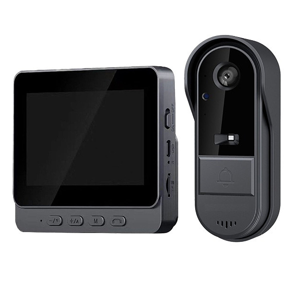 Smart Wireless Video Doorbell with 4.3" Screen HD 8MP Camera - Way Audio IP65