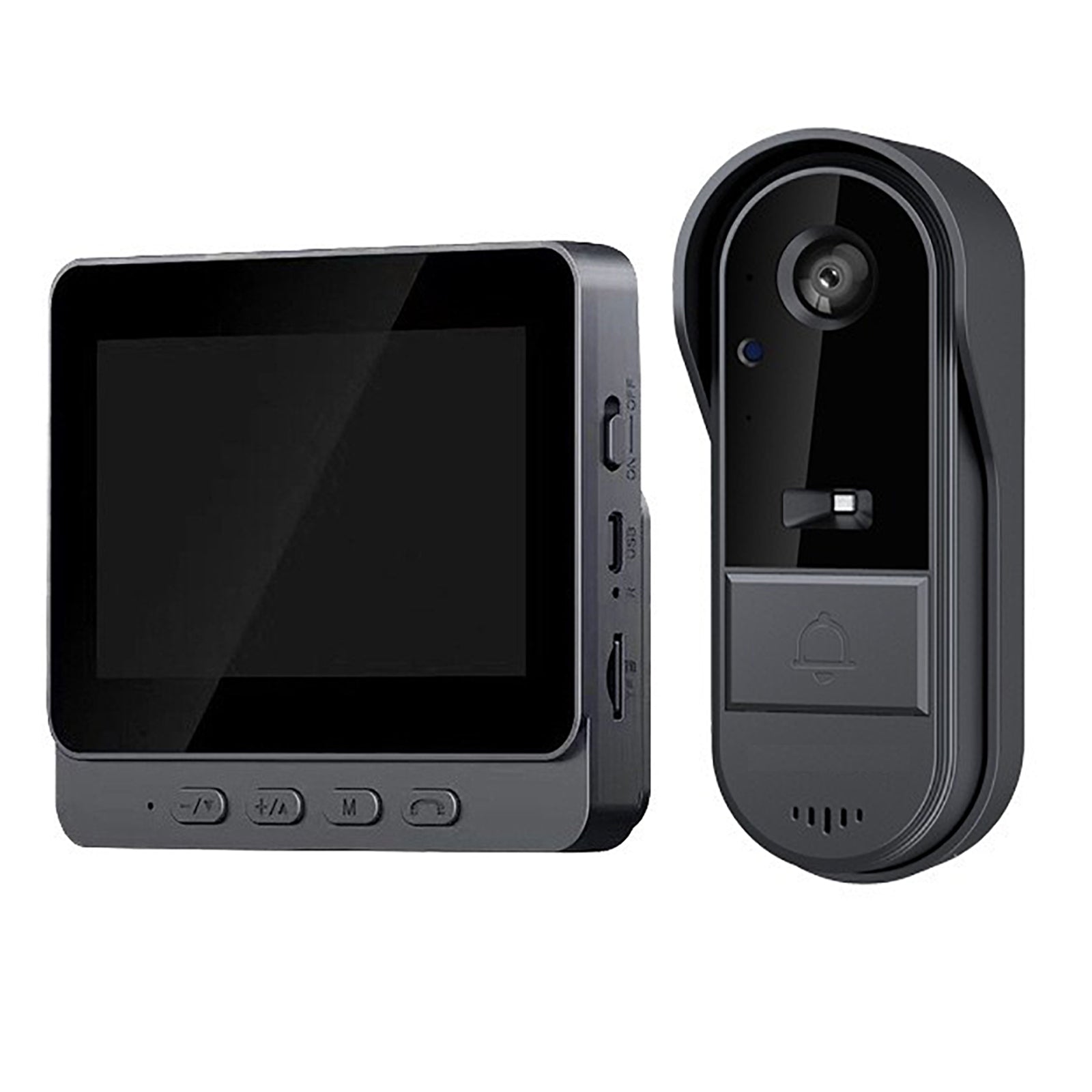 Smart Wireless Video Doorbell with 4.3" Screen HD 8MP Camera - Way Audio IP65