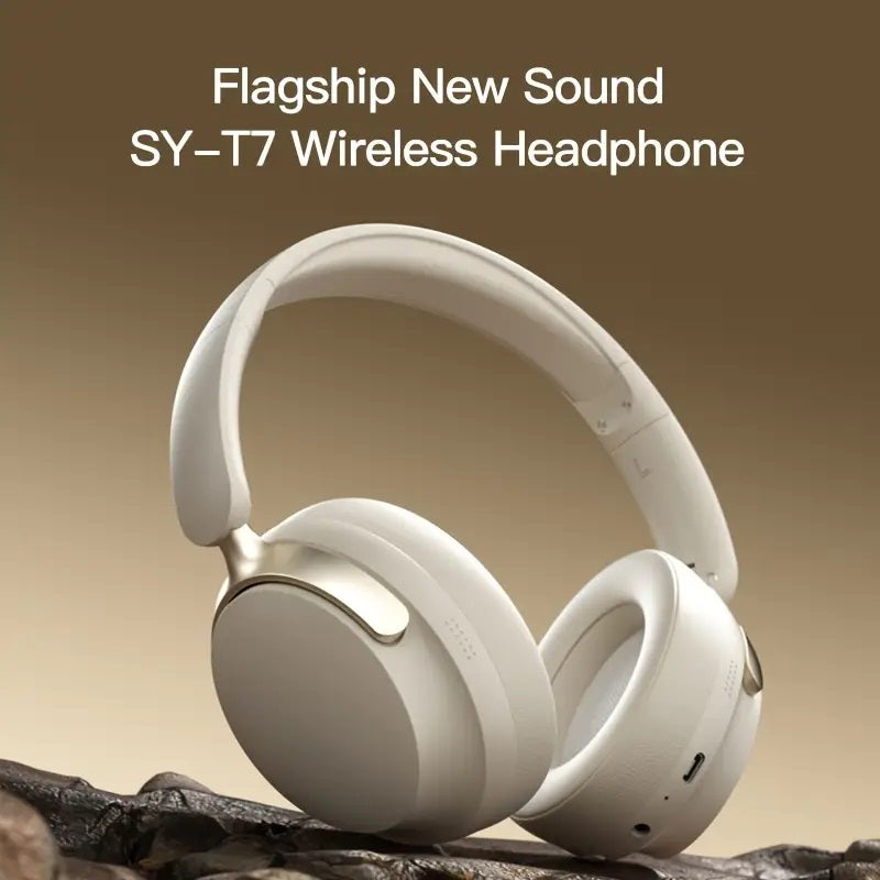 JR SY - T7 Bluetooth 5.4 Over - Ear Headset Wireless Headphones with Noise