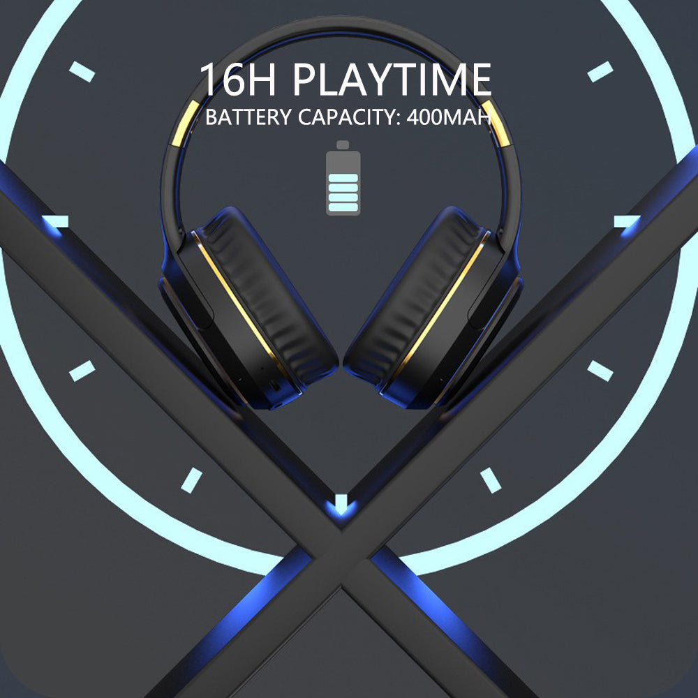 JR H6 Foldable Bluetooth 5.3 Wireless Headphone Over Ear Active Noise