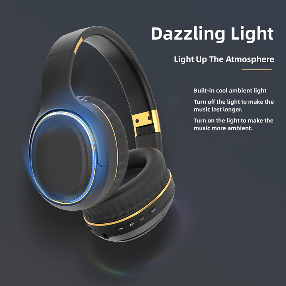 JR H6 Foldable Bluetooth 5.3 Wireless Headphone Over Ear Active Noise