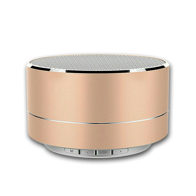 Bluetooth Speakers Portable Wireless Handsfree Rechargeable (Gold) Model 03