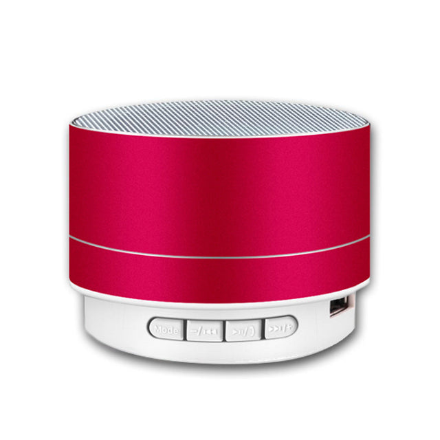 Bluetooth Speakers Portable Wireless Handsfree Rechargeable (Red) Model 06