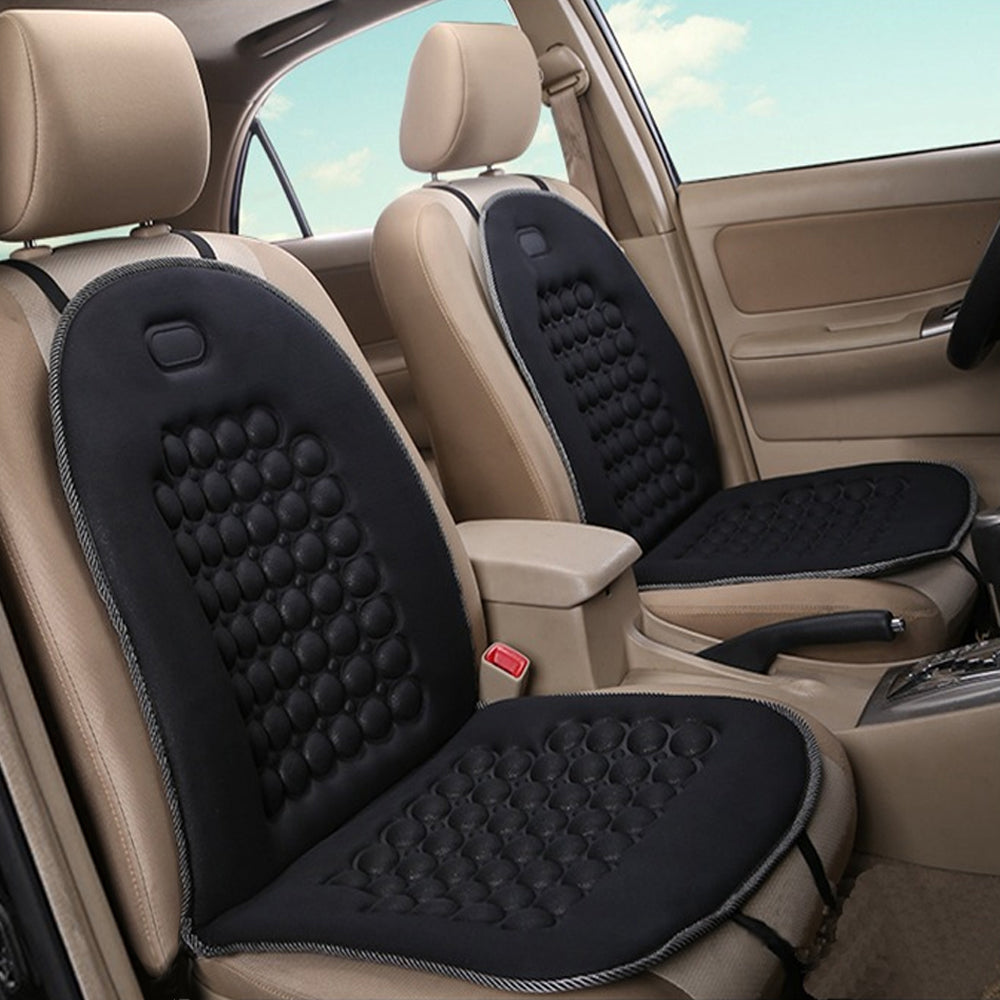 2Pack Universal Breathable Car Seat Pad Cover Mat Comfortable Chair Cushion (Grey)