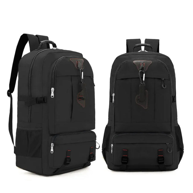 60L Travel Boarding Backpack Rucksack Large Capacity Backpack(Black) Model 01