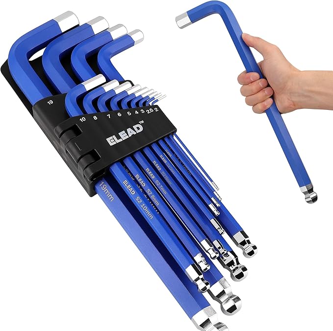 ELEAD Jumbo Hex Key Allen Wrench Set | 13-Piece Metric - | Professional Grade