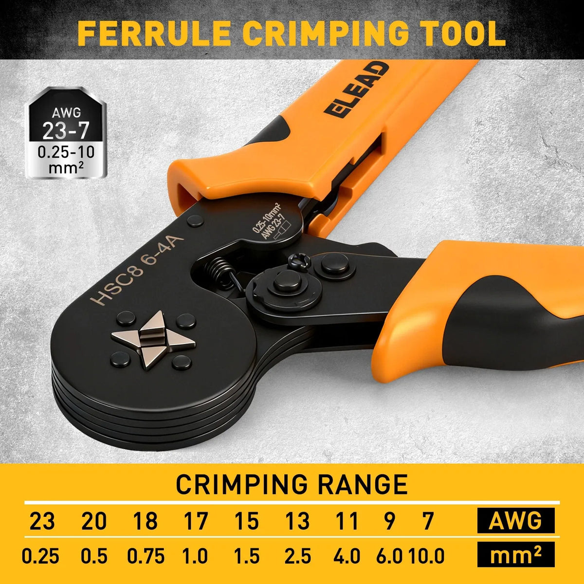ELEAD 1188Pcs Ferrule Crimping Tool Kit w/ Automatic Wire Stripper & Crimper