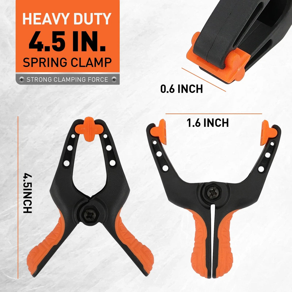 HORUSDY 4PCS Belt Clamp Set Spring Clamps 4M Adjustable Strap Frame Woodworking