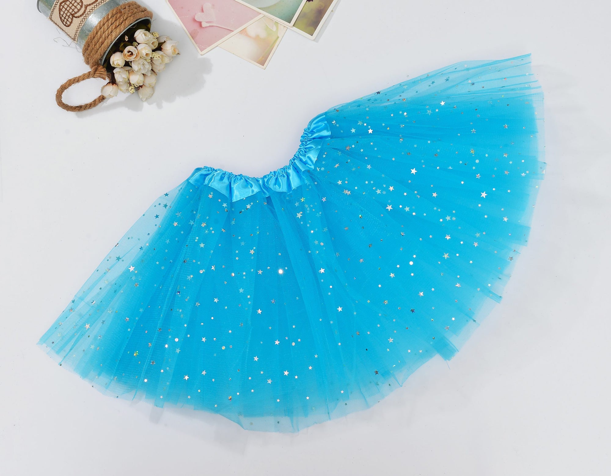 Sequin Tulle Tutu Skirt Ballet Kids Princess Dressup Party Baby Girls Dance