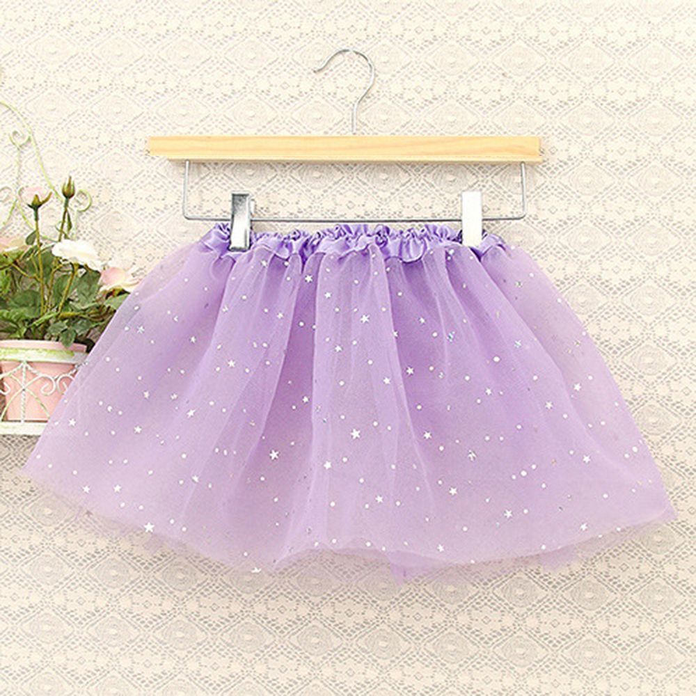 Sequin Tulle Tutu Skirt Ballet Kids Princess Dressup Party Baby Girls Dance