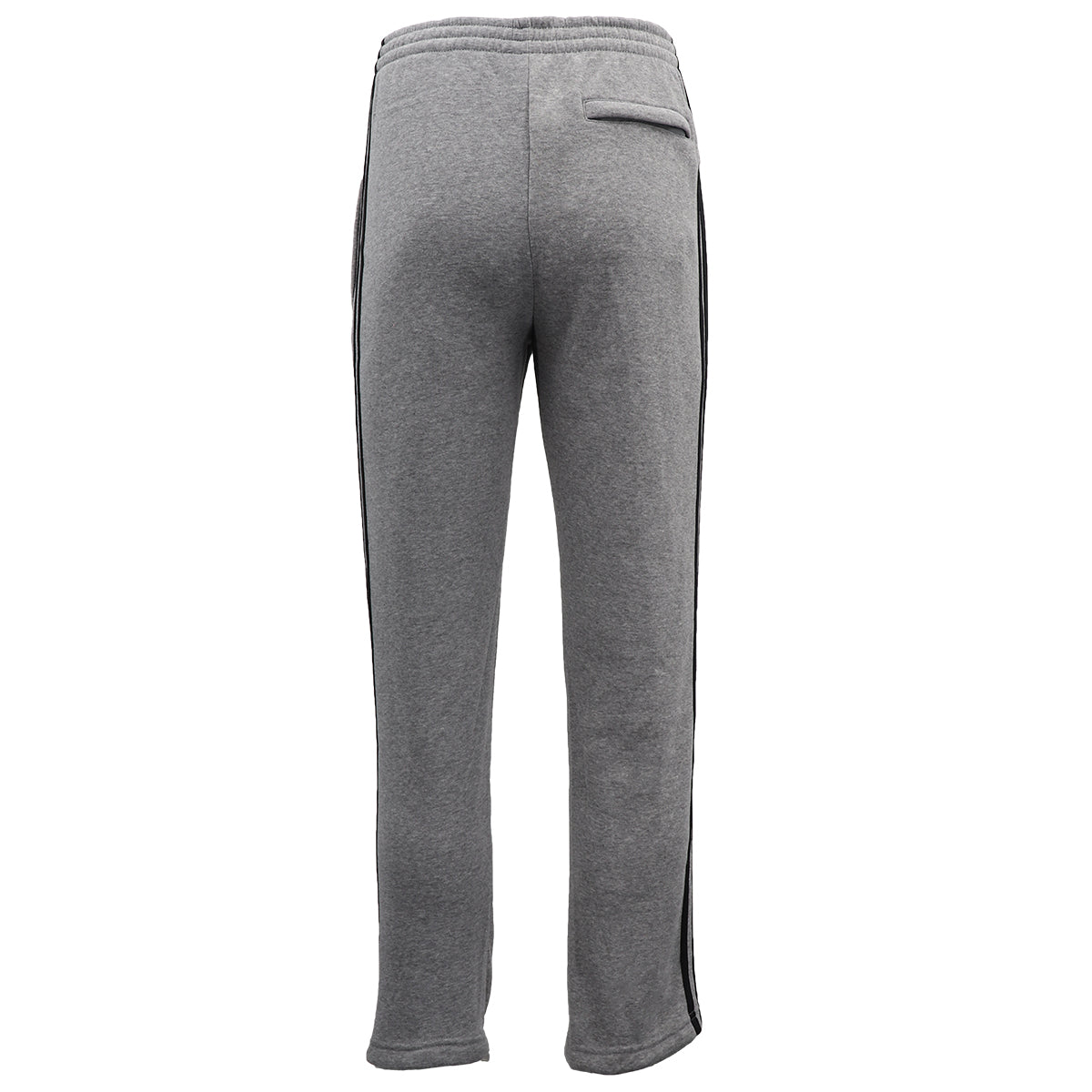 Men's Fleece Casual Sports Track Pants w Zip Pocket Striped Sweat Trousers S