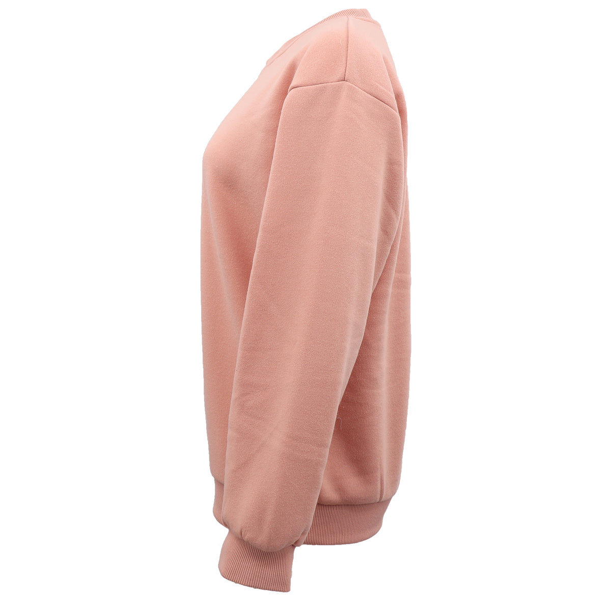 Unisex Plain Pullover Fleece Jumper Mens Long Sleeve Crew Neck Sweater, Grey