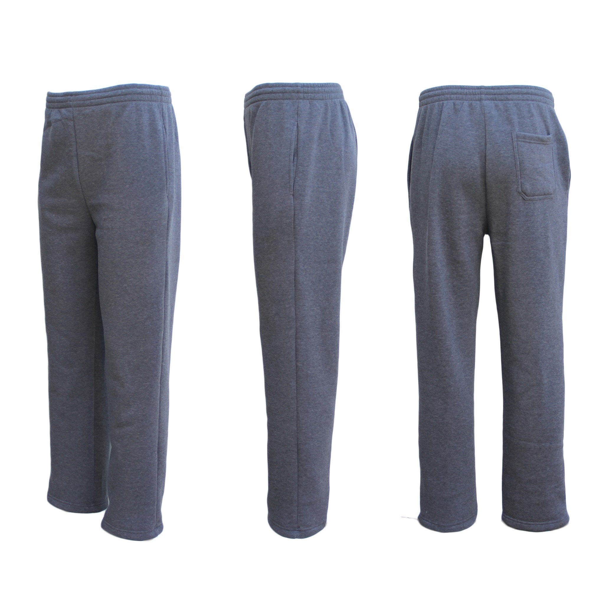 Adult Mens Unisex Track Suit Fleece Lined Pants Sport Gym Work Casual Winter