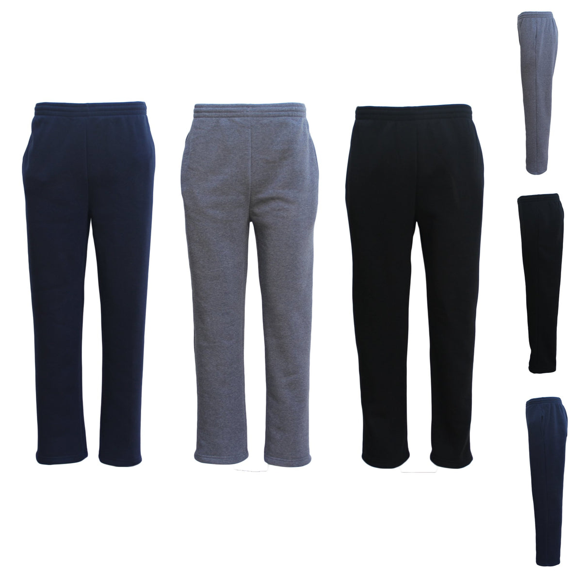 Adult Mens Unisex Track Suit Fleece Lined Pants Sport Gym Work Casual Winter