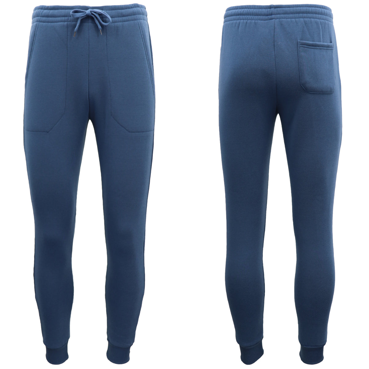Mens Unisex Fleece Lined Sweat Track Pants Suit Casual Trackies Slim Cuff XS