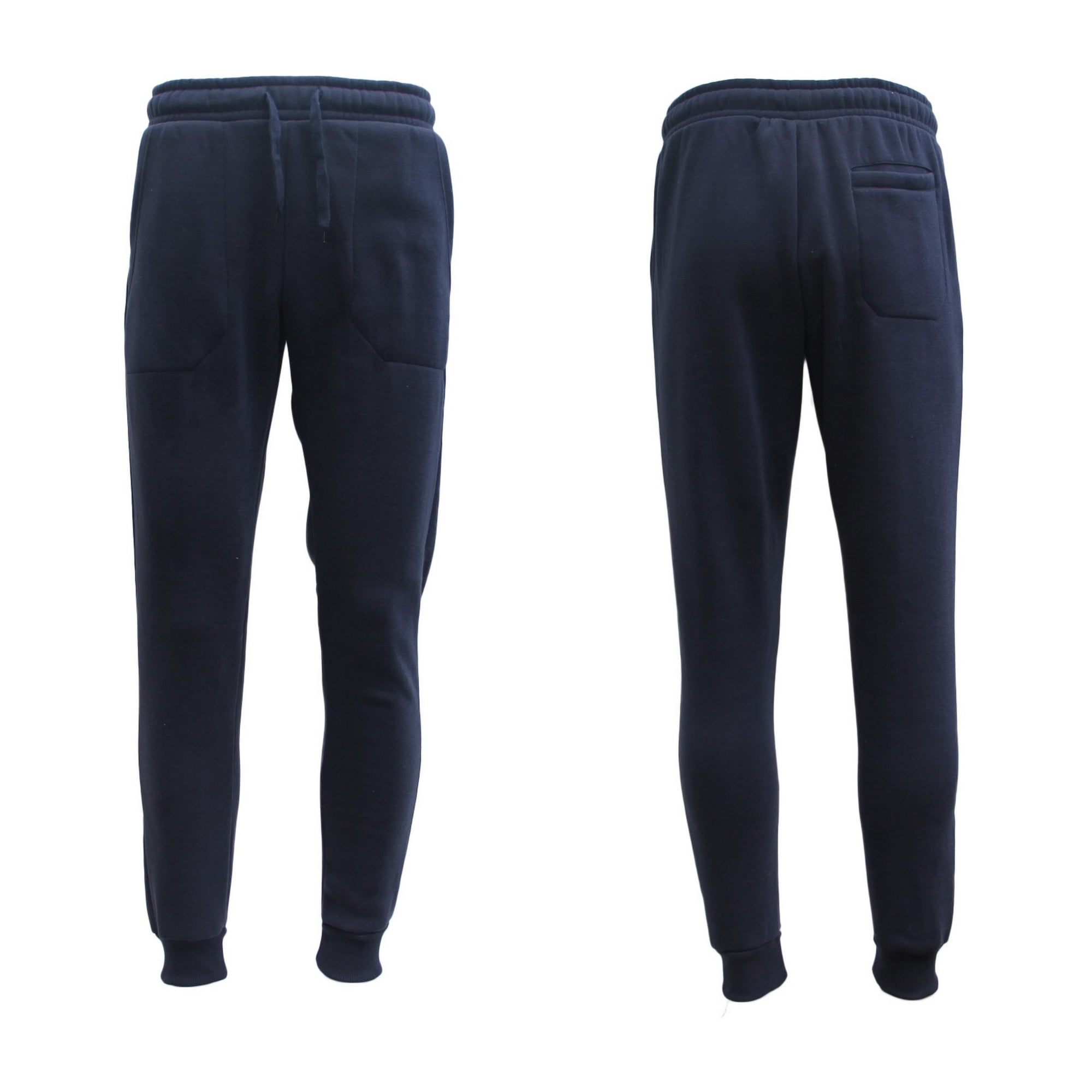 Mens Unisex Fleece Lined Sweat Track Pants Suit Casual Trackies Slim Cuff XS
