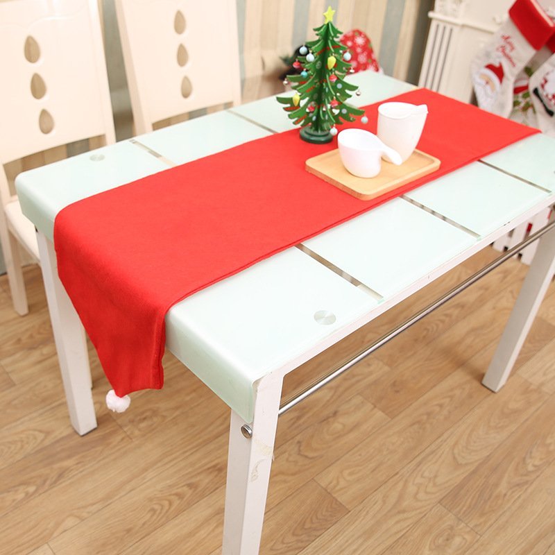 Christmas Chair Covers Tablecloth Runner Decoration Xmas Dinner Party Santa