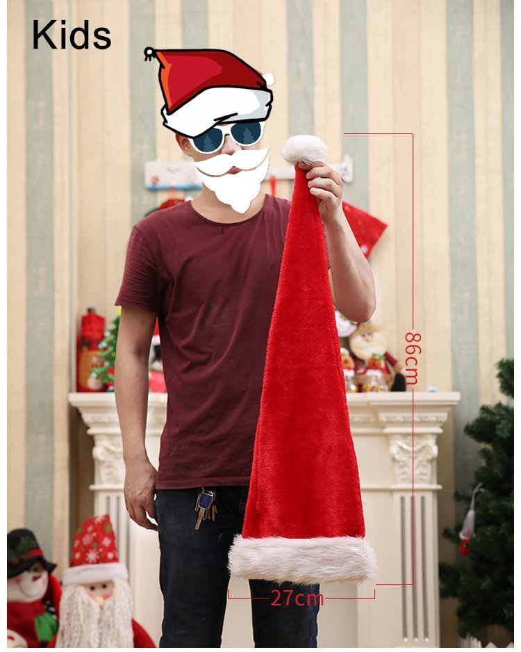 Christmas Unisex Adults Kids Novelty Hat Xmas Party Cap Santa Costume Dress