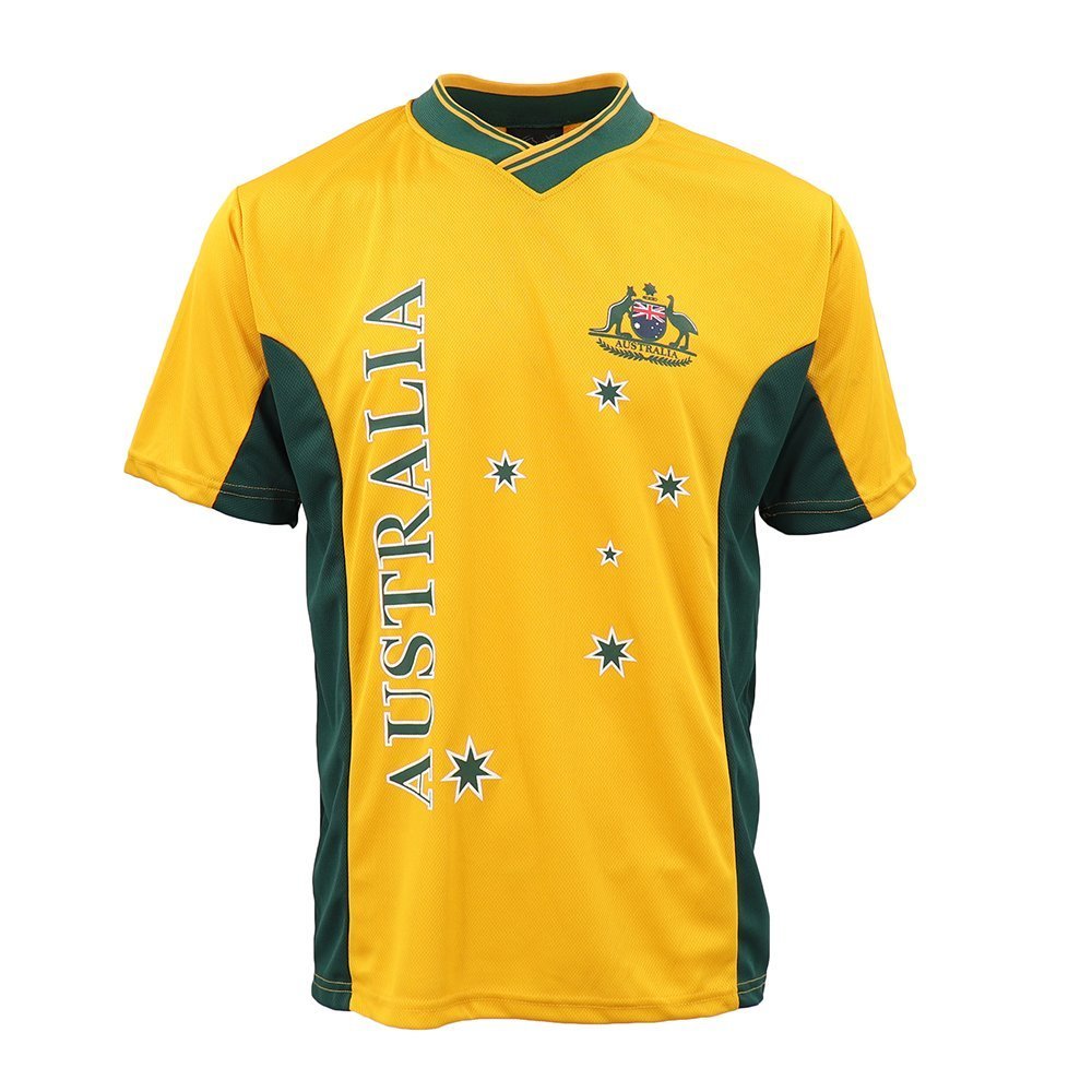 Adults Kids Men's Sports Soccer Rugby Jersy T - Shirt Australia Day Polo