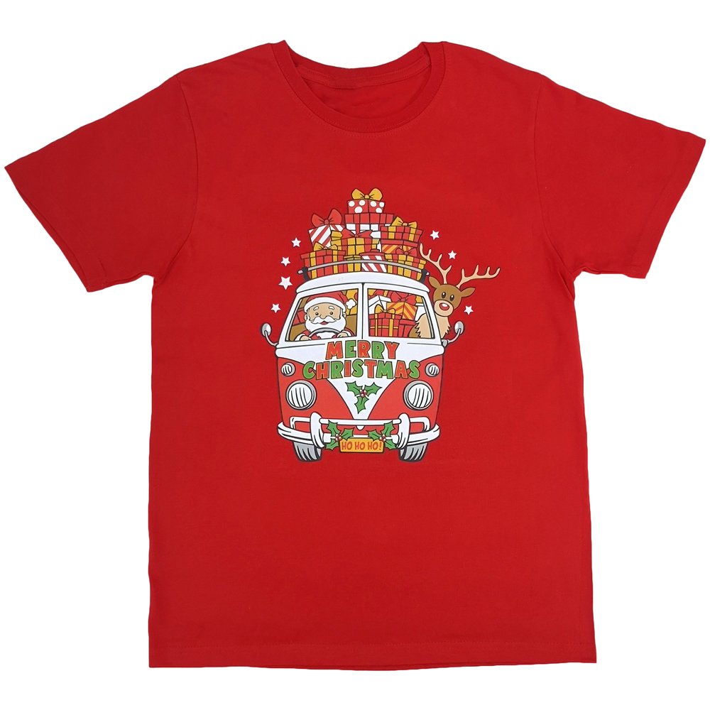 Funny Adult Christmas T - Shirt Mens Womens 100% Cotton Jolly Ugly, Santa