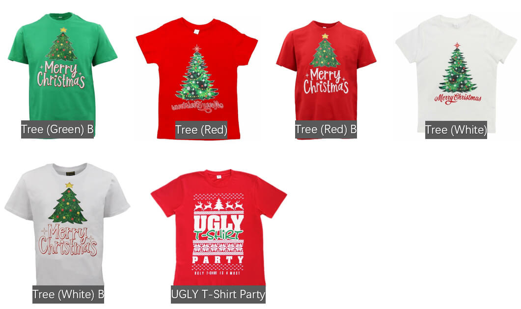 Funny Adult Christmas T - Shirt Mens Womens 100% Cotton Jolly Ugly, Santa Surf