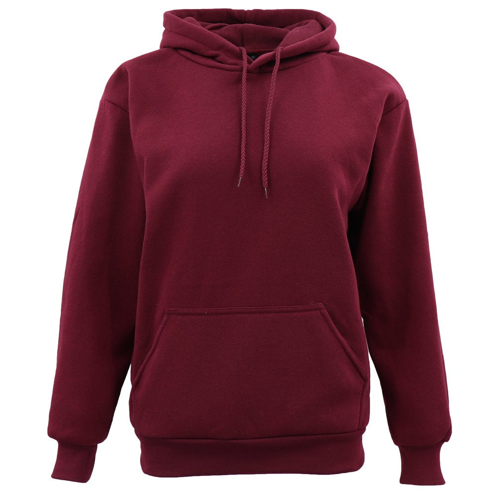 Unisex Men's Basic Plain Hoodie Pullover Sweater Sweatshirt Jumper XS - 8XL