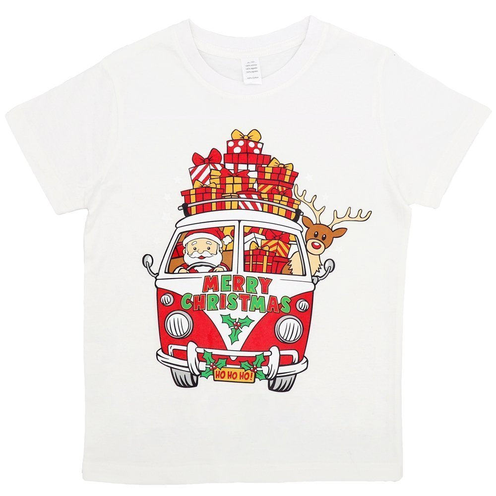 Funny Adult Christmas T - Shirt Mens Womens 100% Cotton Jolly Ugly, Santa