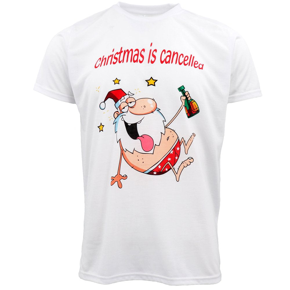 Funny Adult Christmas T - Shirt Mens Womens 100% Cotton Jolly Ugly, Christmas
