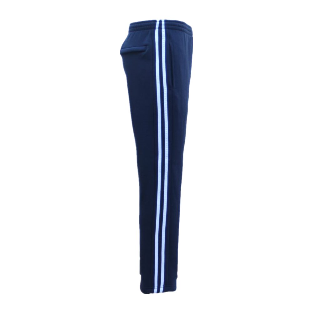 Men's Fleece Casual Sports Track Pants w Zip Pocket Striped Sweat Trousers S