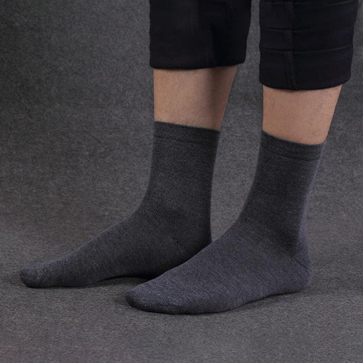 10 Pairs Men's Women's Cotton Breathable Crew Length Socks Work Business