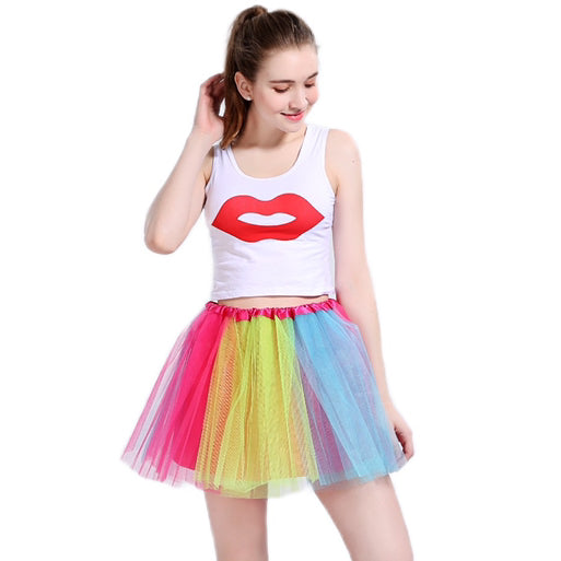 Adults Tulle Tutu Skirt Dressup Party Costume Ballet Womens Girls Dance Wear