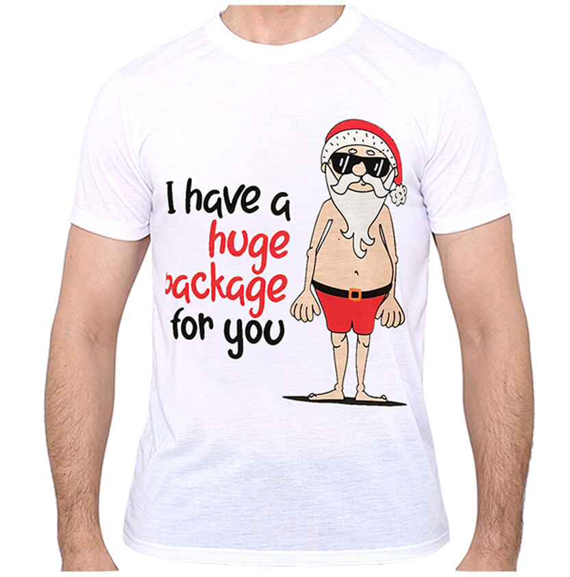 Funny Adult Christmas T - Shirt Mens Womens 100% Cotton Jolly Ugly, I Have A