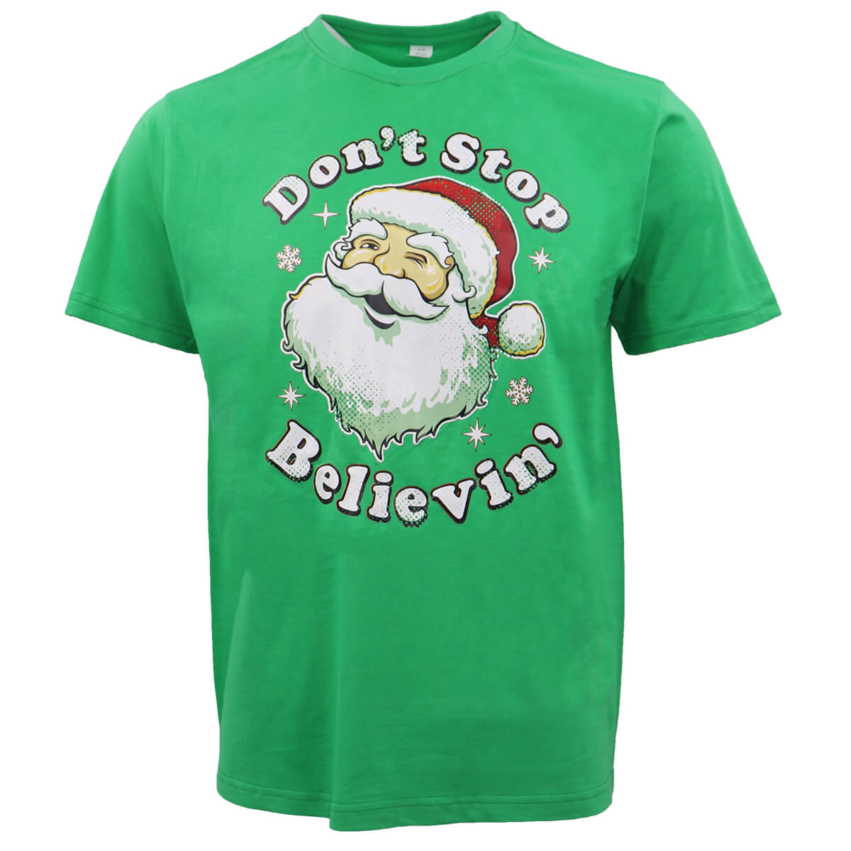 Funny Adult Christmas T - Shirt Mens Womens 100% Cotton Jolly Ugly, Don't Stop