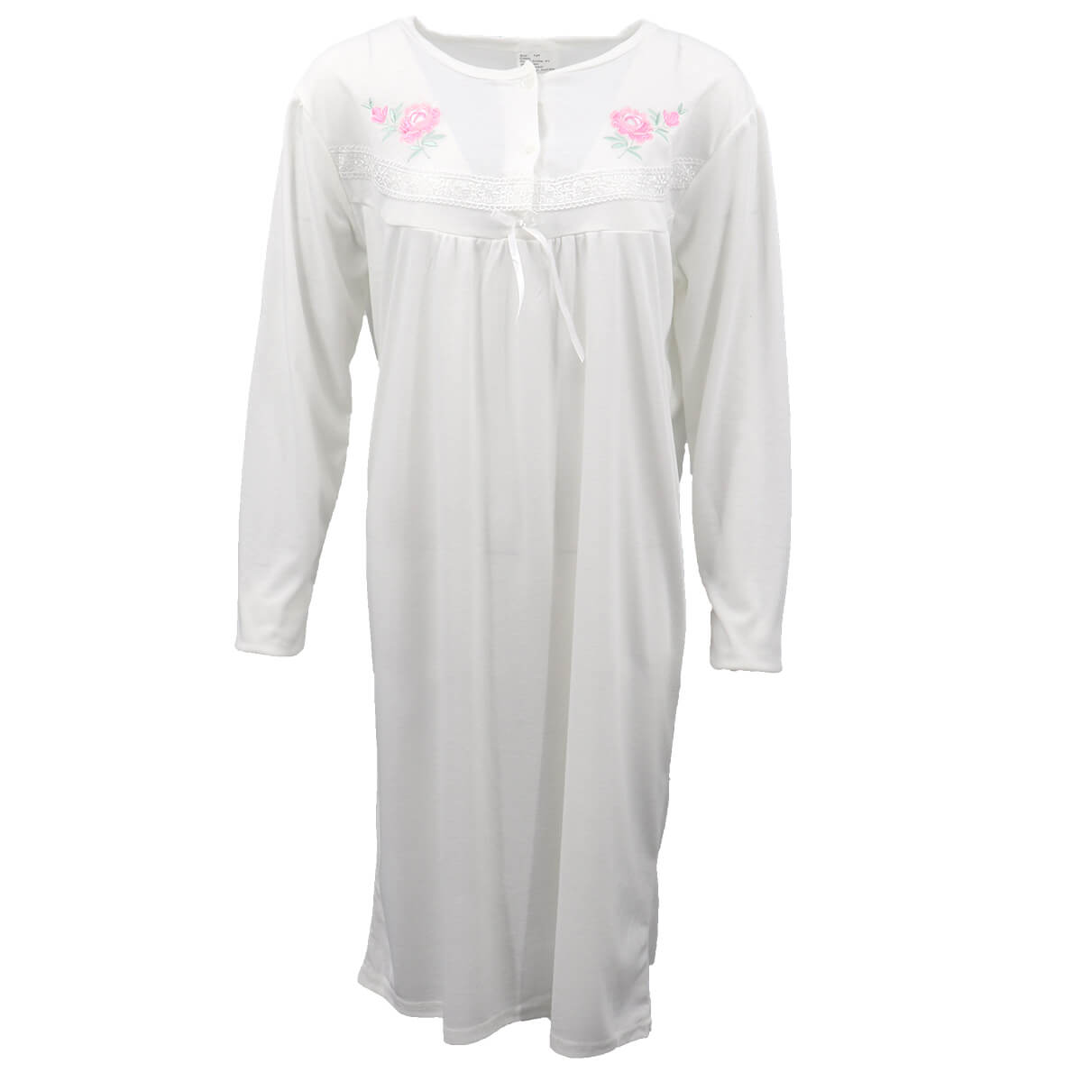 100% Cotton Women Nightie Night Gown Pajamas Pyjamas Winter Sleepwear PJs