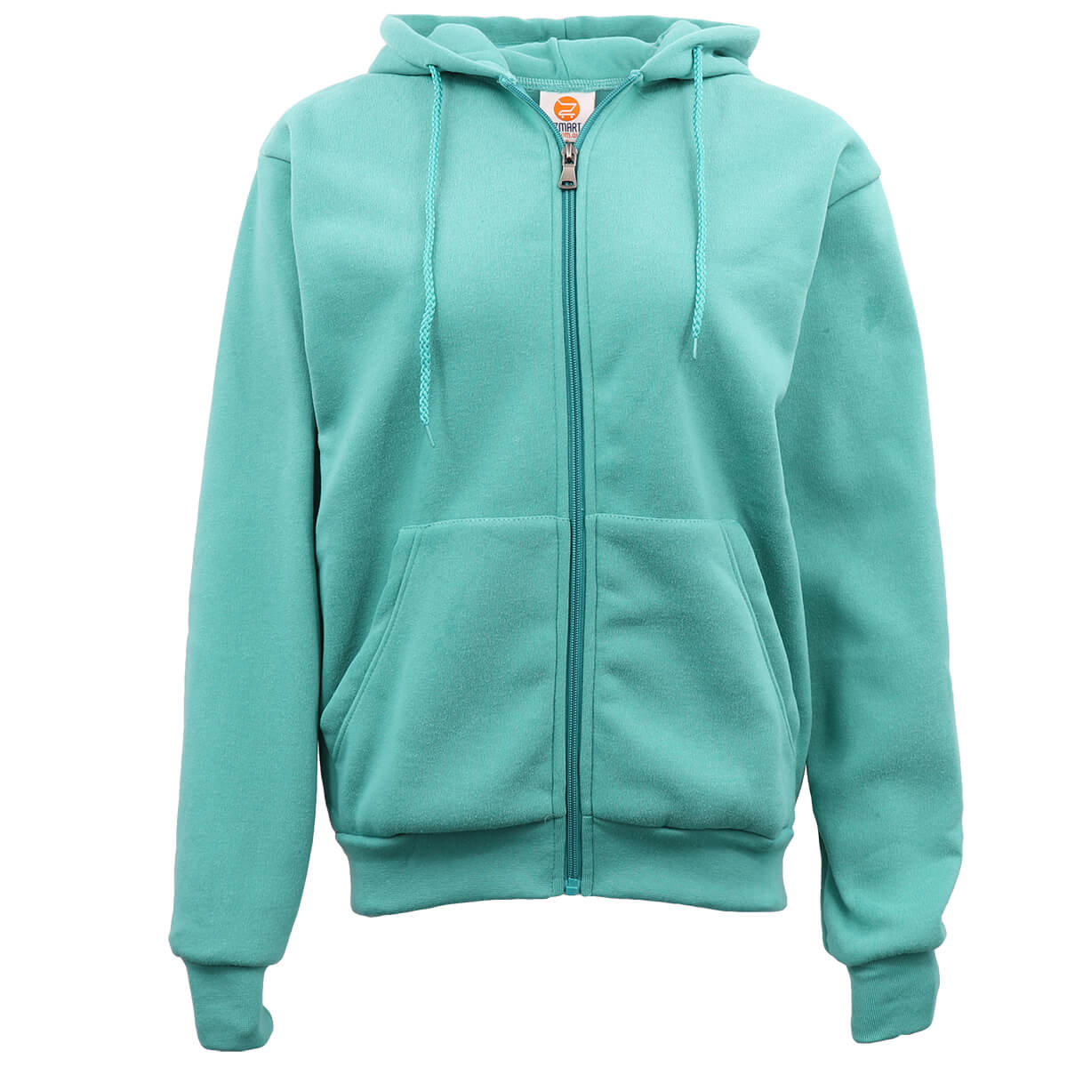 Unisex Zip Plain Fleece Hoodie Hooded Jacket Mens Sweatshirt Jumper XS - 8XL