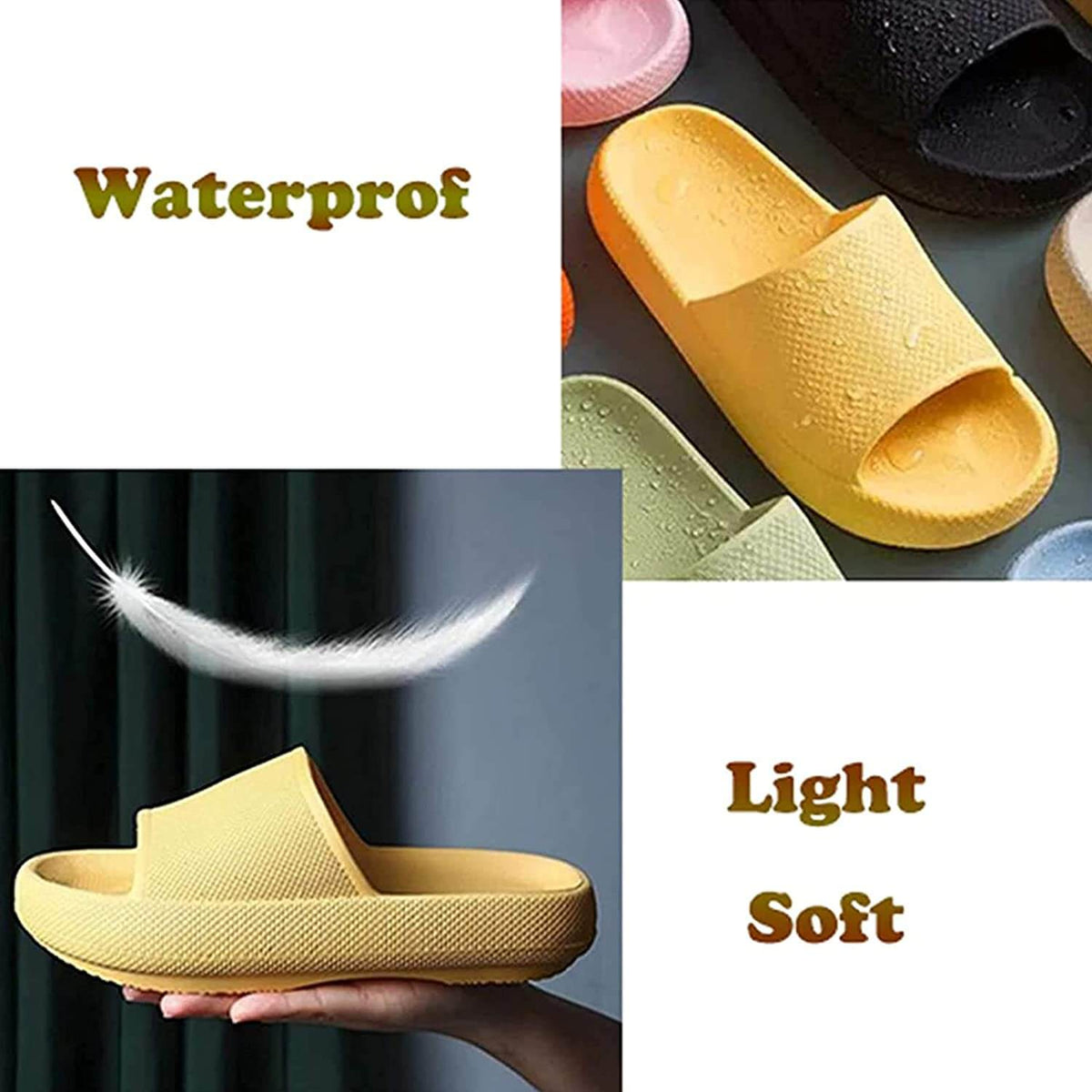 Pillow Slides Sandals Non - Slip Ultra Soft Slippers Cloud Shower EVA Home