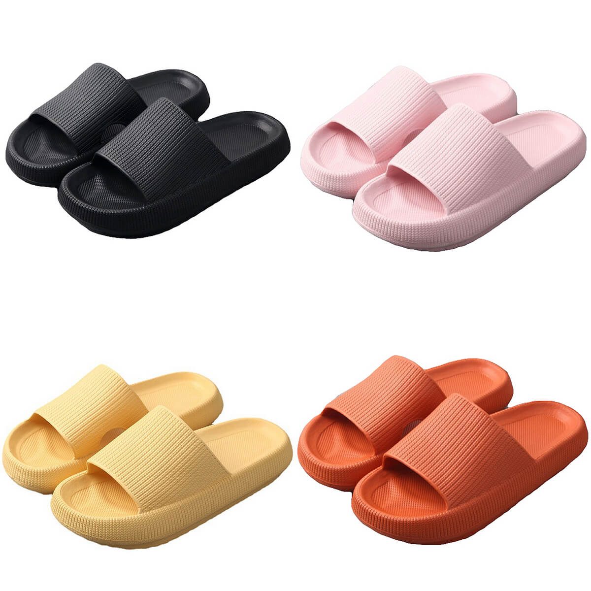 Pillow Slides Sandals Non - Slip Ultra Soft Slippers Cloud Shower EVA Home