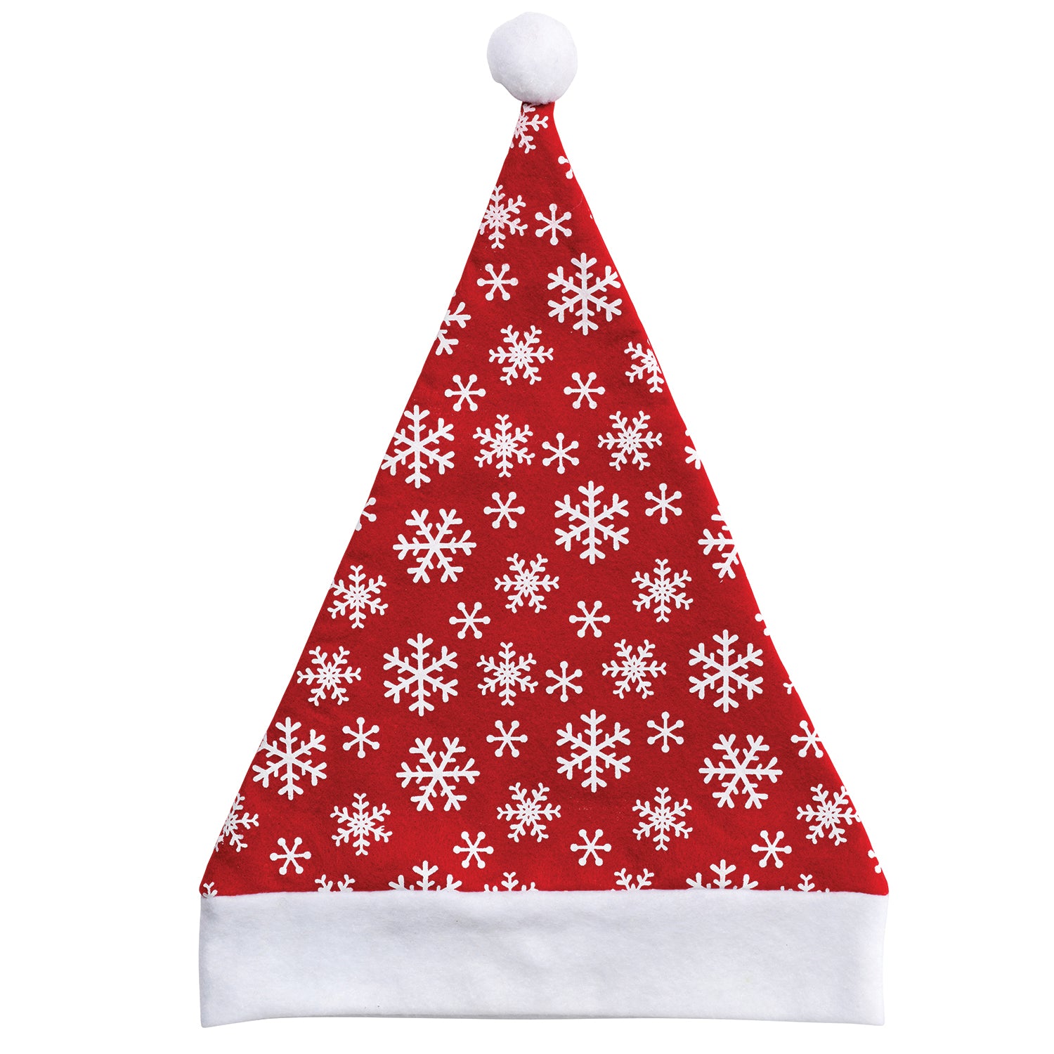 Christmas Unisex Adults Kids Novelty Hat Xmas Party Cap Santa - Snowflakes