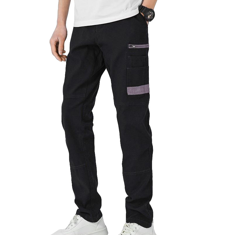 Men's Cotton Drill Cargo Work Pants UPF 50+ 13 Pockets Tradies Workwear