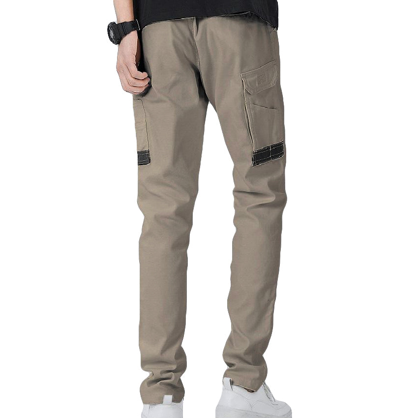 Men's Cotton Drill Cargo Work Pants UPF 50+ 13 Pockets Tradies Workwear