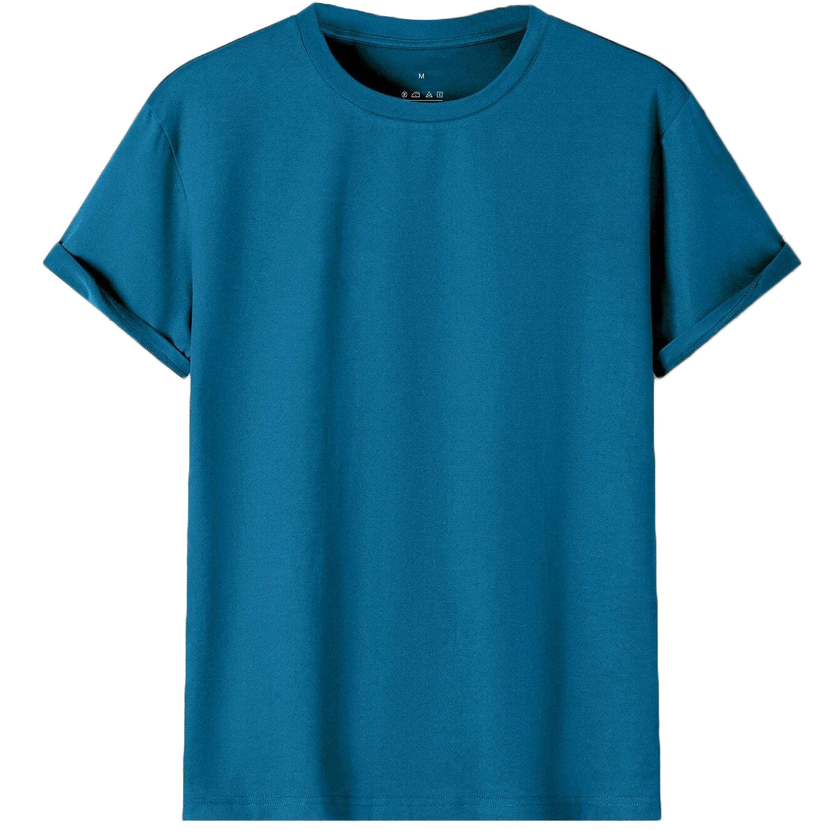 Adult 100% Cotton T - Shirt Unisex Men's Basic Plain Blank Crew Tee Tops