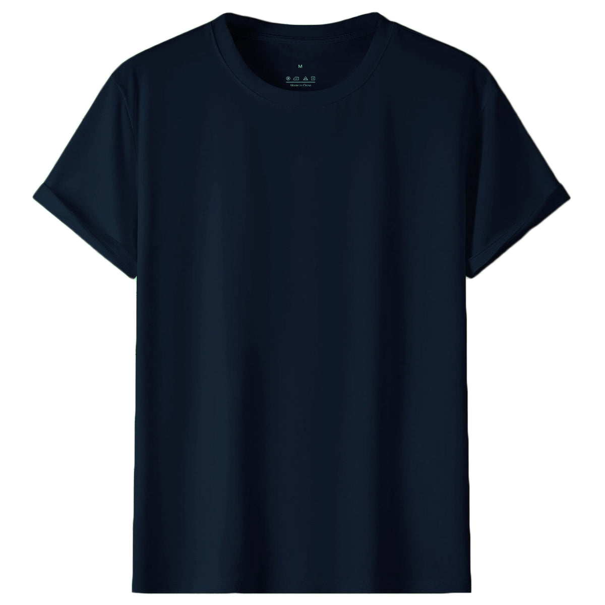 Adult 100% Cotton T - Shirt Unisex Men's Basic Plain Blank Crew Tee Tops